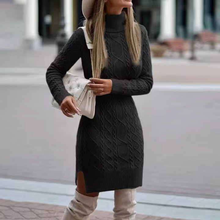 Winona | Women’s Short Cable Knit Sweater Dress