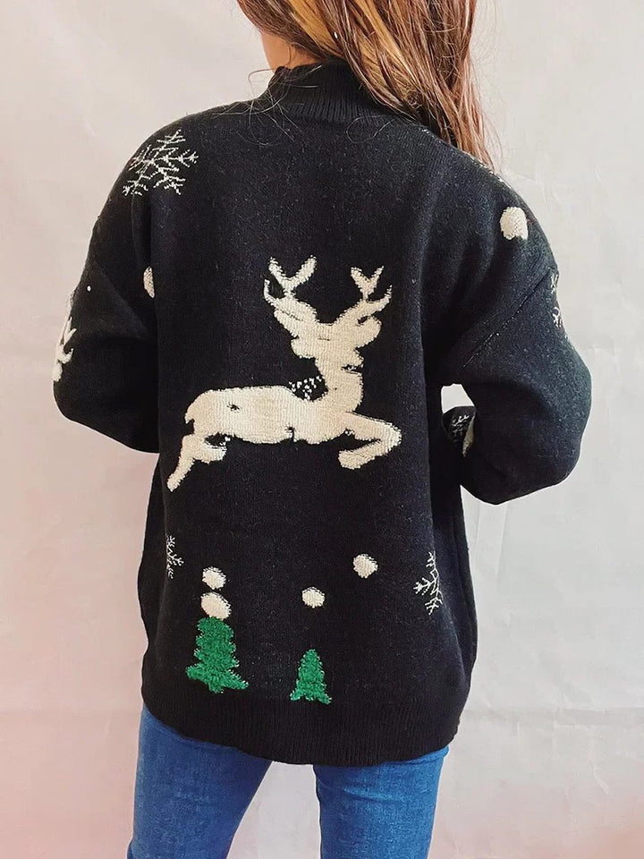 Lennon | Women’s Cute Christmas Mock Neck Sweater
