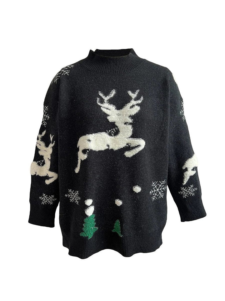 Lennon | Women’s Cute Christmas Mock Neck Sweater